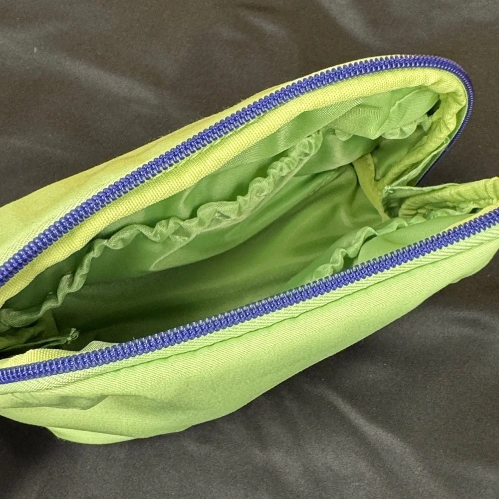 Green Embroidered Pouch IYKYK means if you know you know tech pouch new small